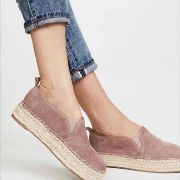 Sam Edelman • Carrin Suede Platform Espadrilles - Picture 1 of 9